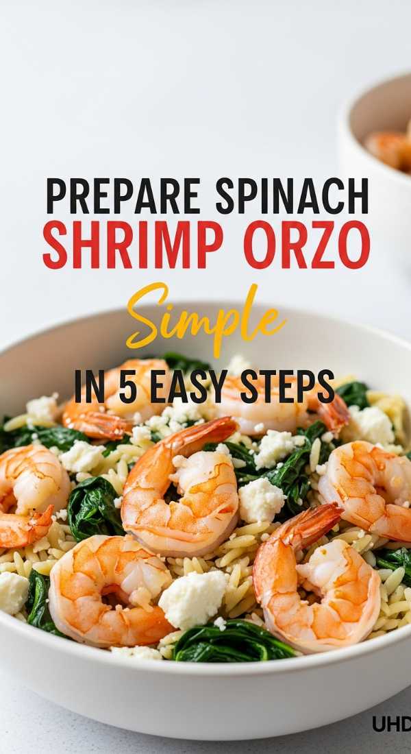 Prepare Spinach And Feta Shrimp Orzo In 5 Easy Steps 69f71b0fefe22