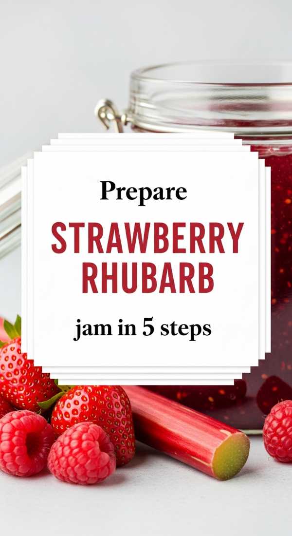 Prepare Strawberry Rhubarb Jam In 5 Steps 69fd8cb483239