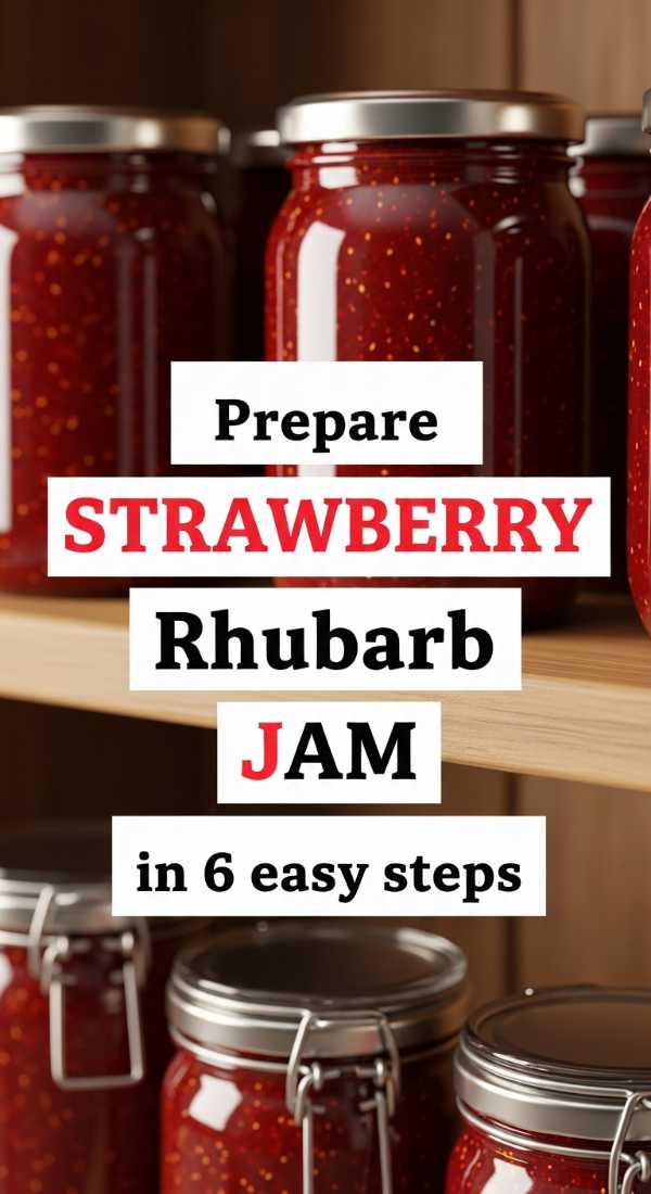 Prepare Strawberry Rhubarb Jam In 6 Easy Steps 69f47c7348c6a