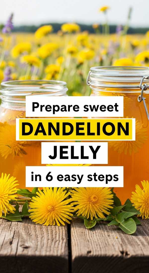Prepare Sweet Dandelion Jelly In 6 Easy Steps 6a001836c5ac4