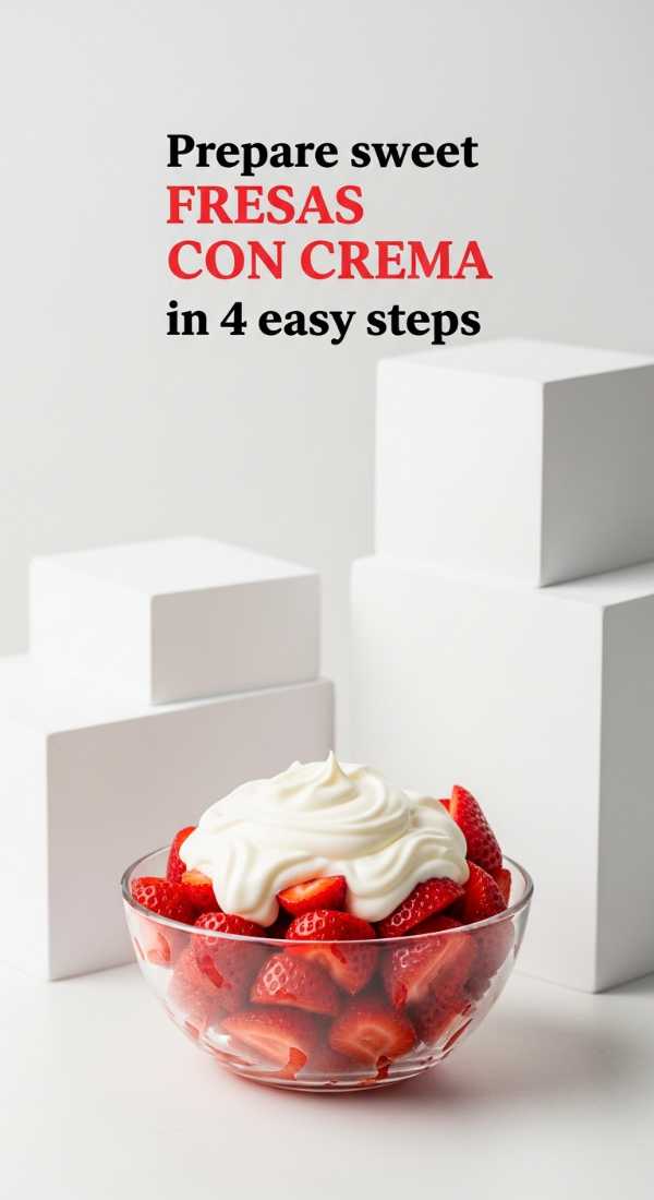 Prepare Sweet Fresas Con Crema In 4 Easy Steps 6a06cfe784eb9