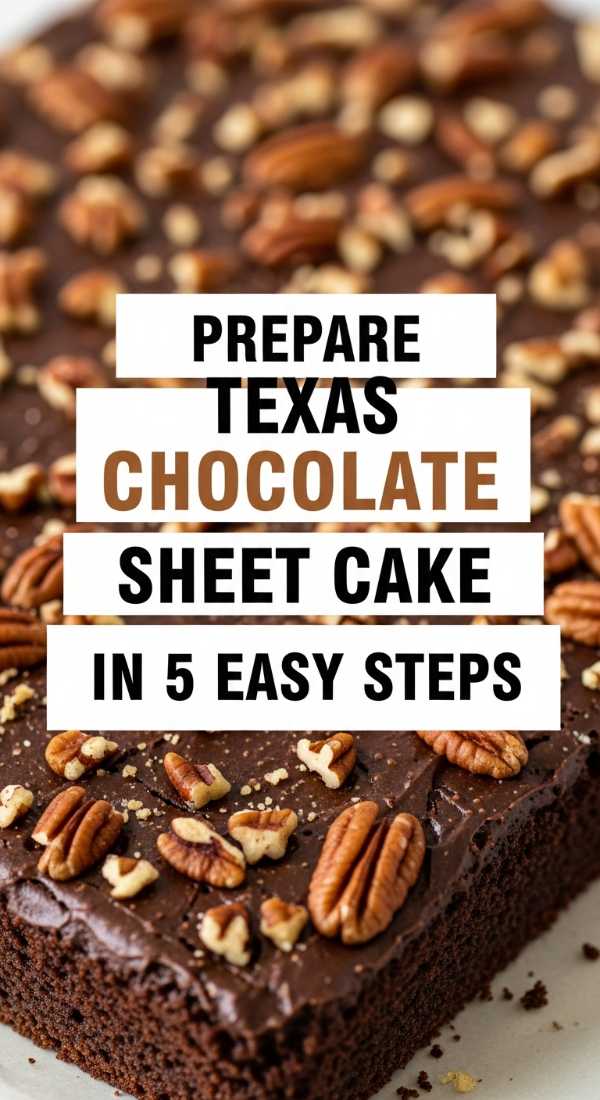 Prepare Texas Chocolate Sheet Cake In 5 Easy Steps 6a06c21f70d52