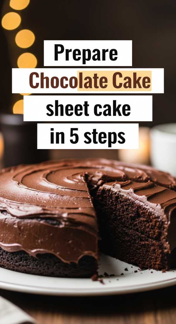 Prepare Texas Chocolate Sheet Cake In 5 Steps 6a070b7033438
