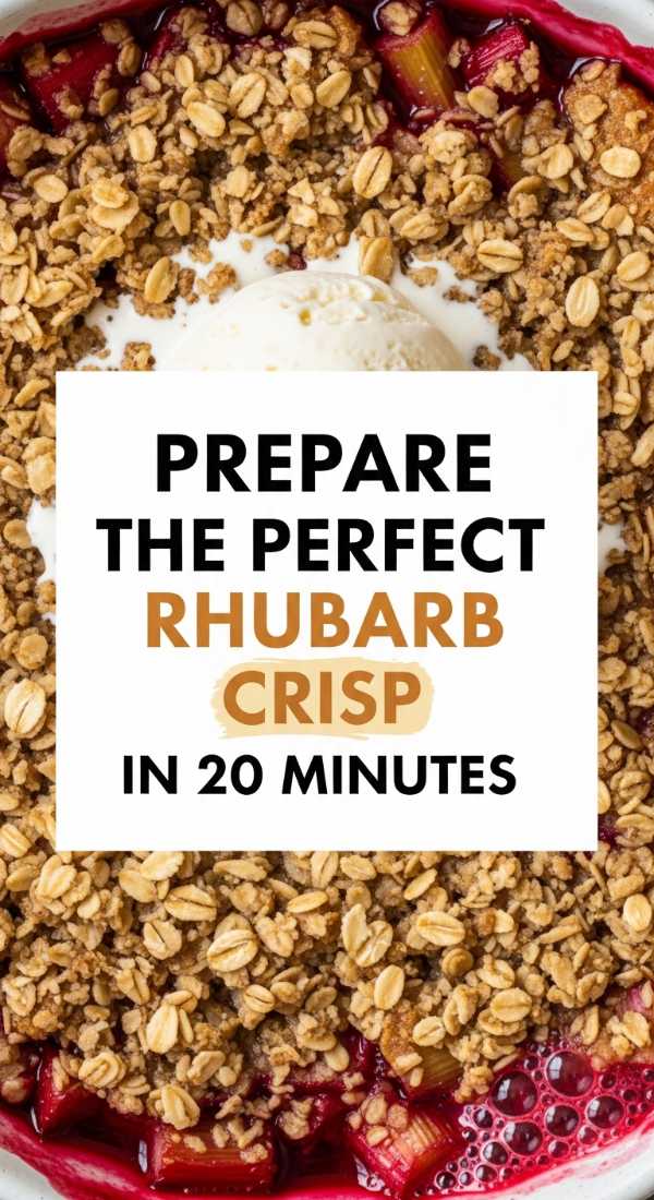 Prepare The Perfect Rhubarb Crisp In 20 Minutes 69f47b4265e20
