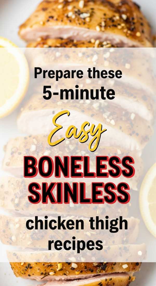 Beyond the Breast: The Ultimate Guide to Flavorful Dark Meat Chicken Prepare These 5 Minute Boneless Skinless Chicken Thigh Recipes 6a14964a89797