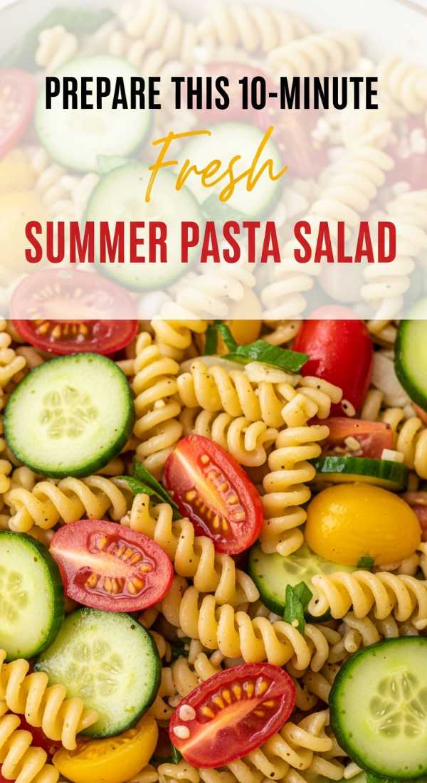 Prepare This 10 Minute Summer Pasta Salad 69f4514d30b85