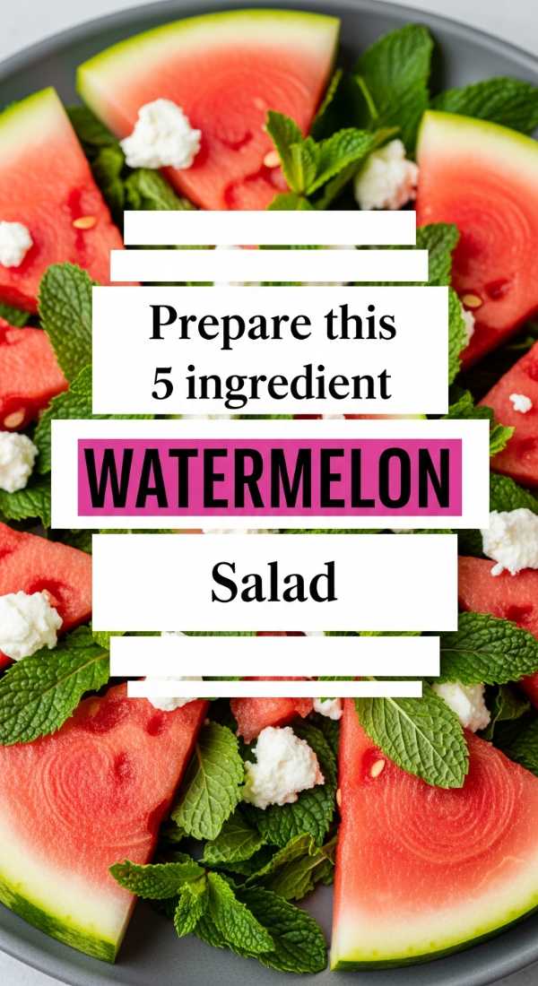 Prepare This 5 Ingredient Watermelon Salad 6a06cbc7c0c04