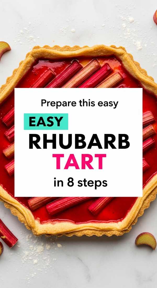 Quick Rhubarb Delights: From Crumble to Cake in Minutes Prepare This Easy Rhubarb Tart In 8 Steps 69fd88907c353