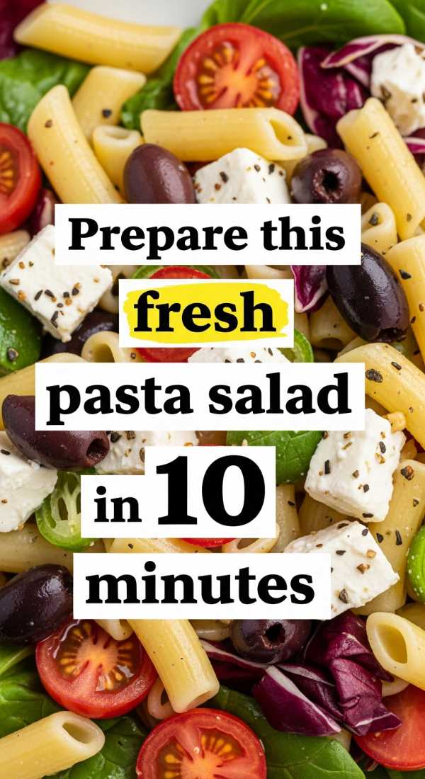 Prepare This Fresh Pasta Salad In 10 Minutes 6a144deb850f5