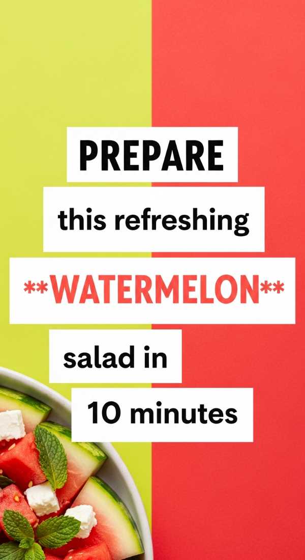 Prepare This Refreshing Watermelon Salad In 10 Minutes 6a06bc4834932