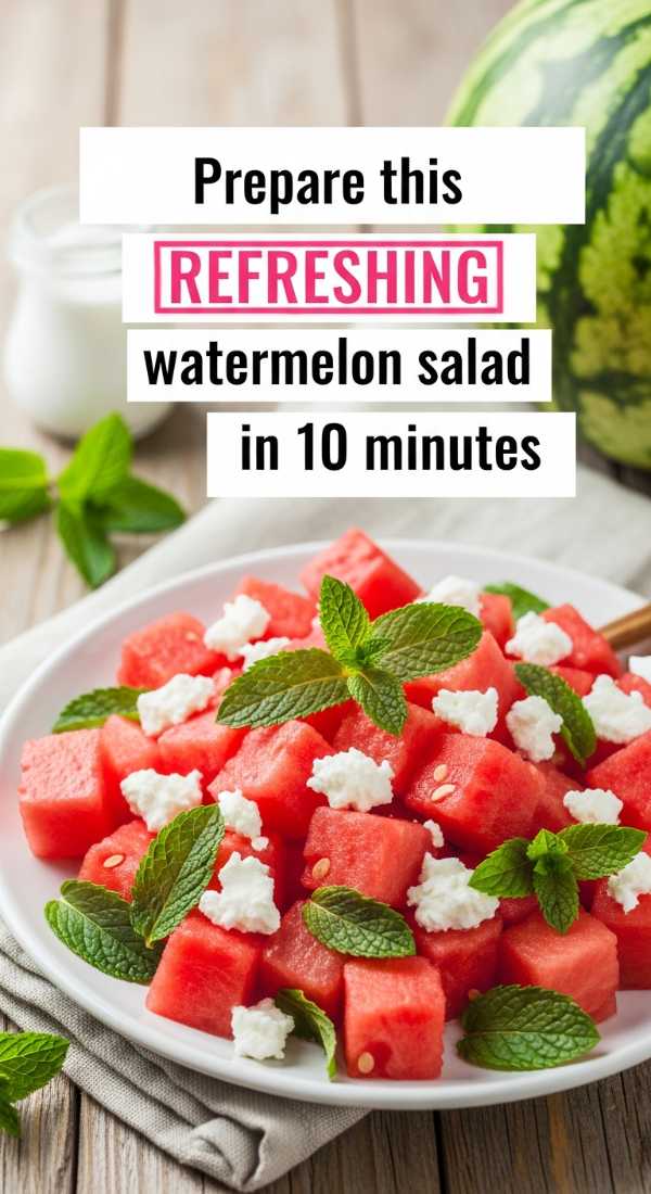 Prepare This Refreshing Watermelon Salad In 10 Minutes 6a06c8fc96b5d