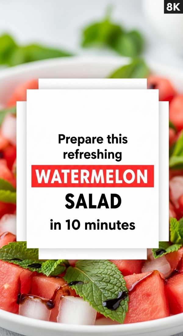 Prepare This Refreshing Watermelon Salad In 10 Minutes 6a06ee65940a7
