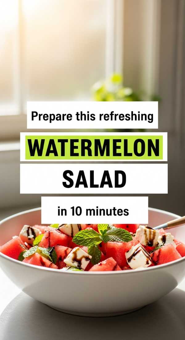 Prepare This Refreshing Watermelon Salad In 10 Minutes 6a10951758c65