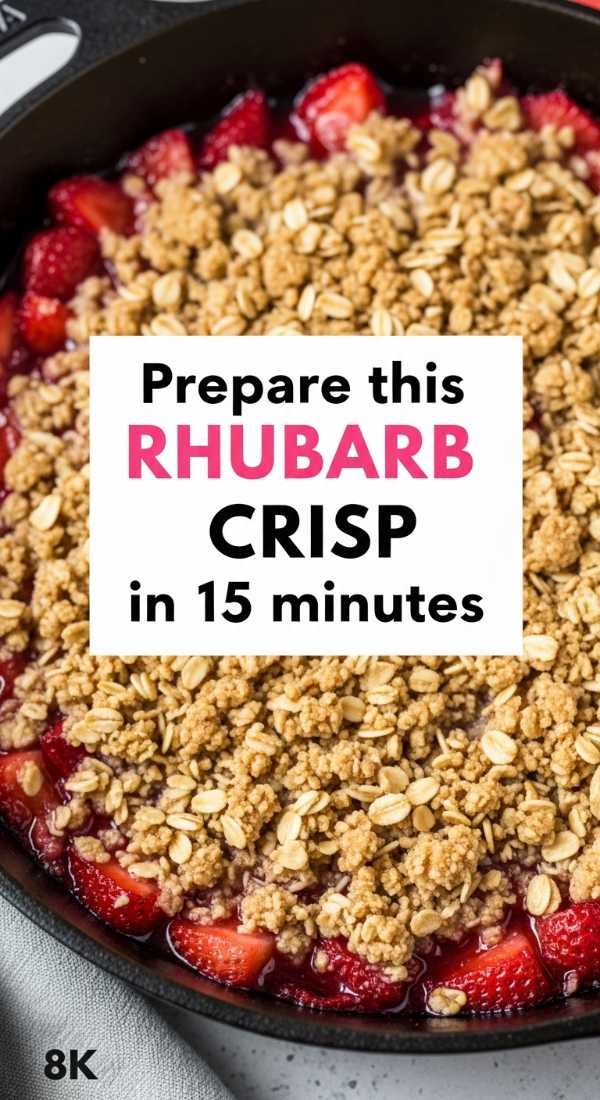 Prepare This Rhubarb Crisp In 15 Minutes 69fd88abbfab6
