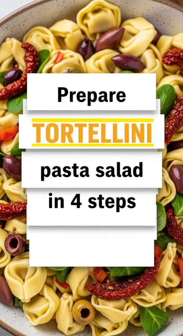 Prepare Tortellini Pasta Salad In 4 Steps 6a06cbf36c882