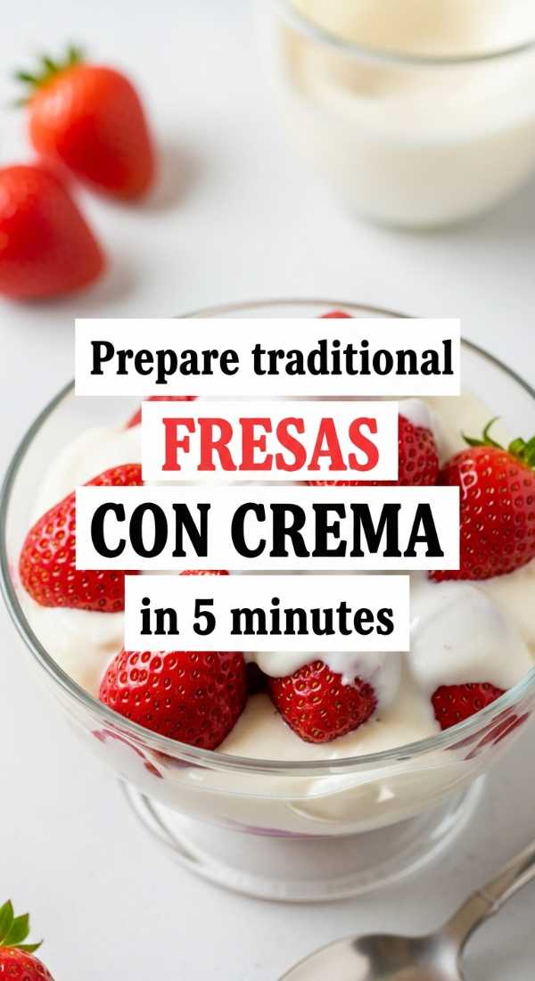 Prepare Traditional Fresas Con Crema In 5 Minutes 6a06c1f5e958c