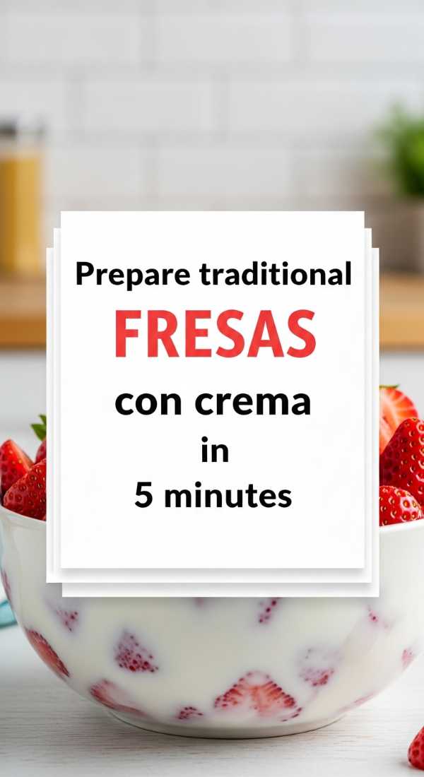 Prepare Traditional Fresas Con Crema In 5 Minutes 6a06e6dcb6732
