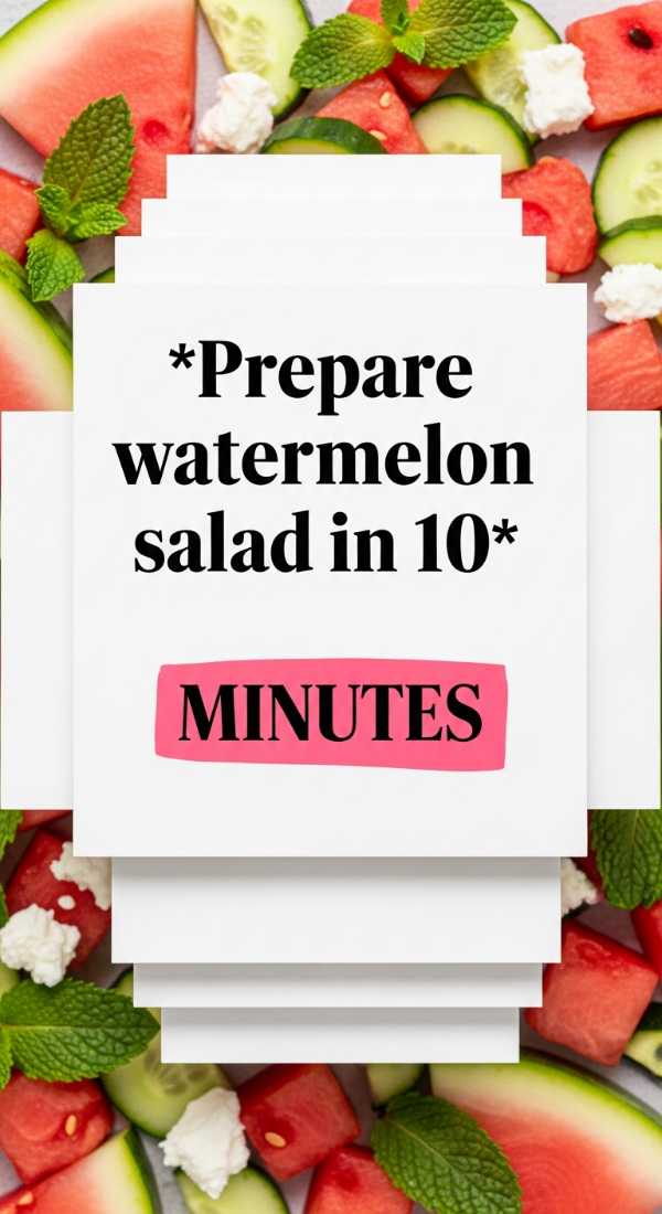 Prepare Watermelon Salad In 10 Minutes 6a06ee5bc364d