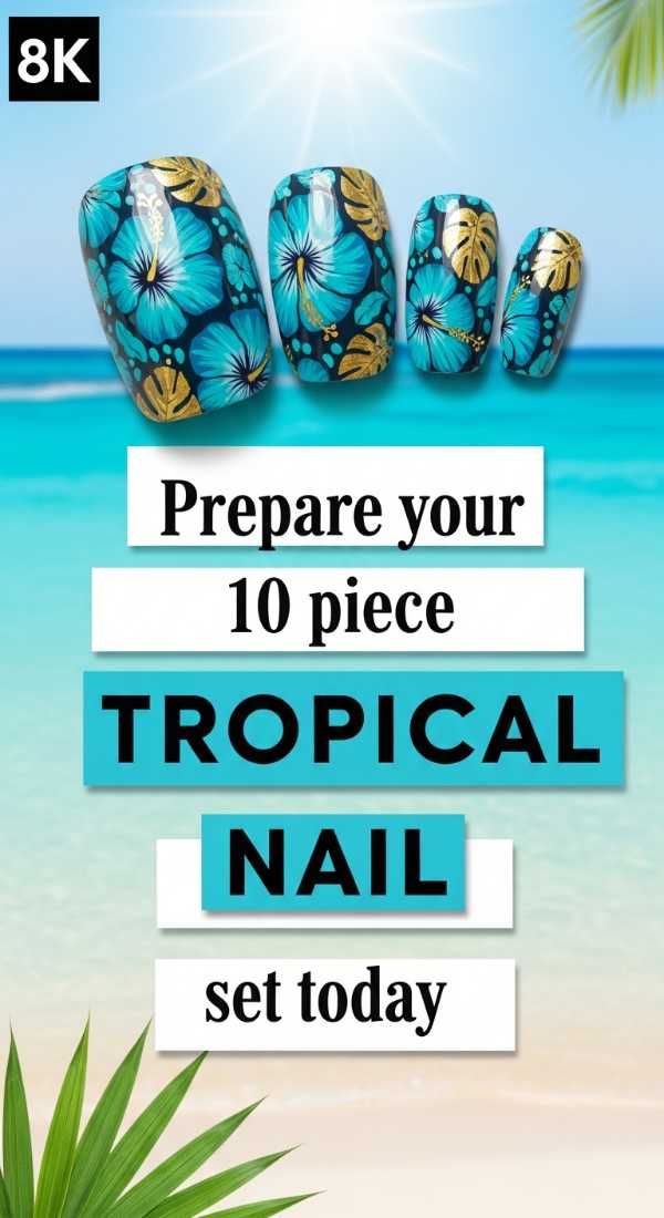 Prepare Your 10 Piece Tropical Nail Set Today 6a033a038046e