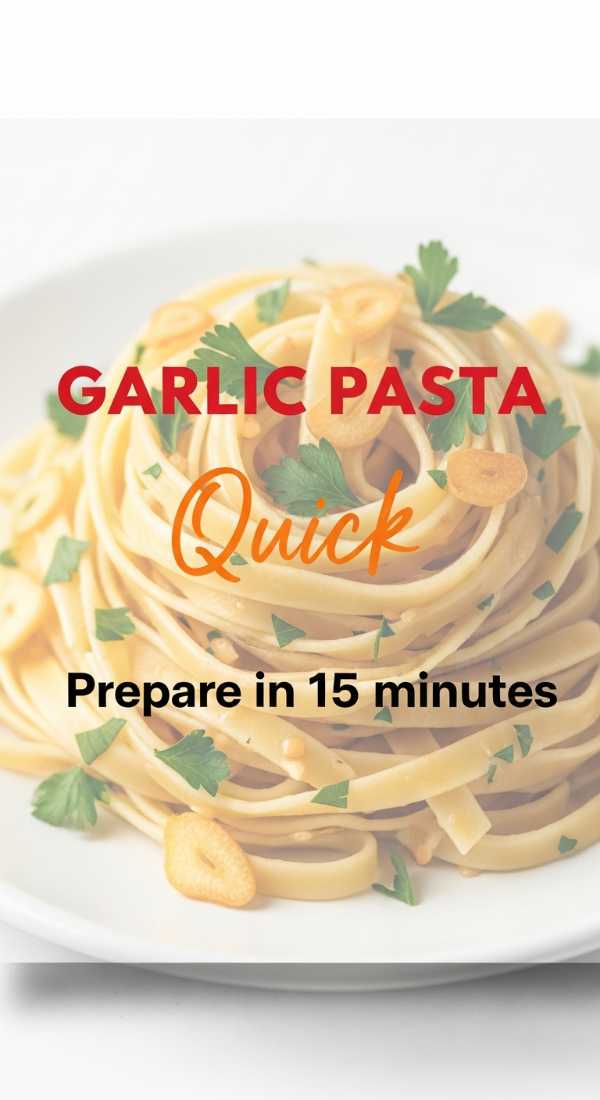 Prepare Your 15 Minute Creamy Garlic Pasta 6a00269f39f26