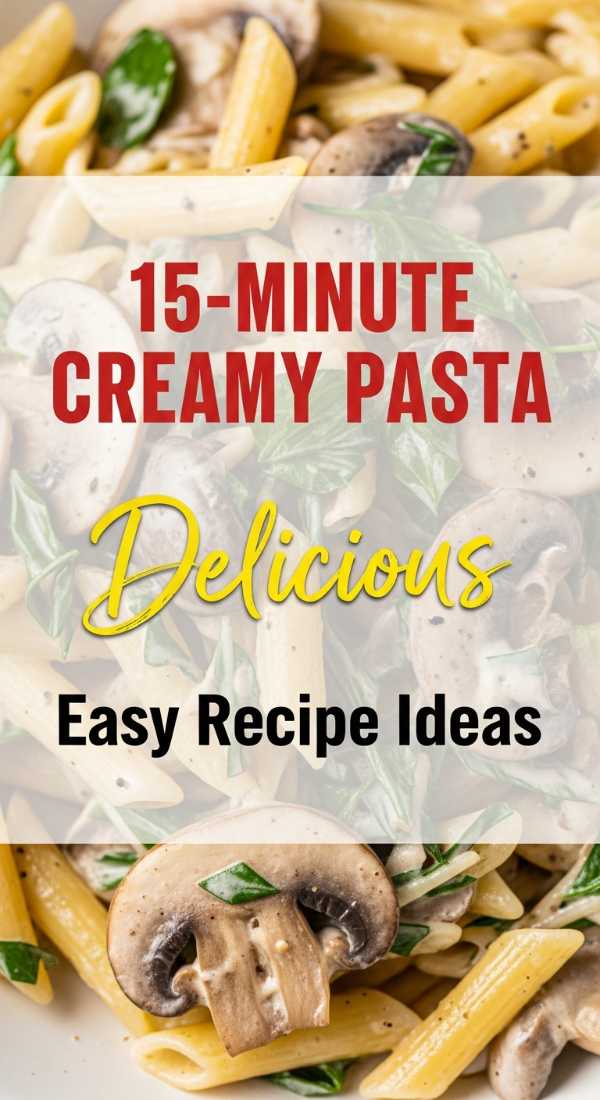 Prepare Your 15 Minute Creamy Pasta Treat 69f5d52dc4666