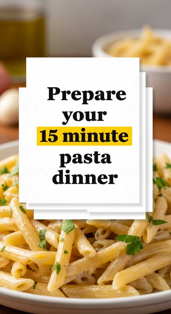 Prepare Your 15 Minute Pasta Dinner 69f6fdf9c5e3c