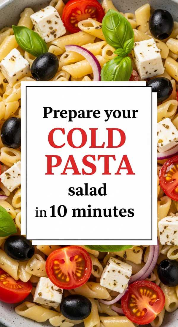 Prepare Your Cold Pasta Salad In 10 Minutes 6a1097abe3292