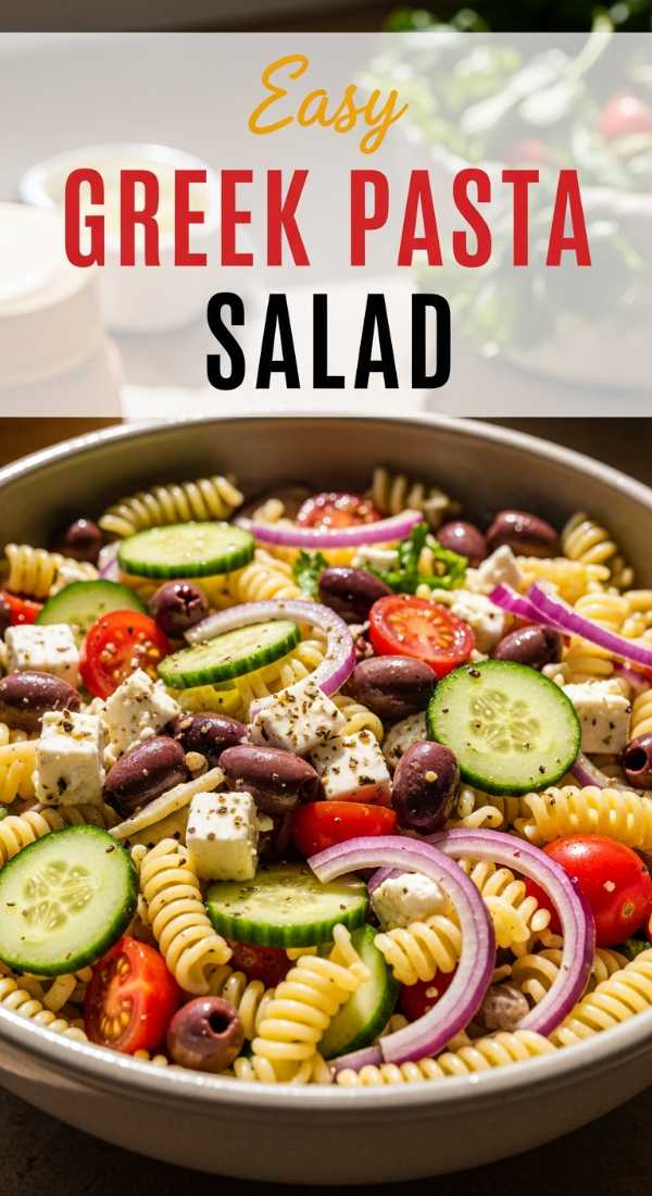 Prepare Your Greek Pasta Salad In 3 Minutes 69fd78d1758b0
