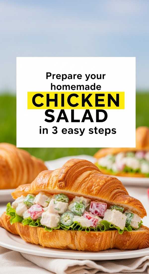 Prepare Your Homemade Chicken Salad In 3 Easy Steps 6a06feb99ebf7