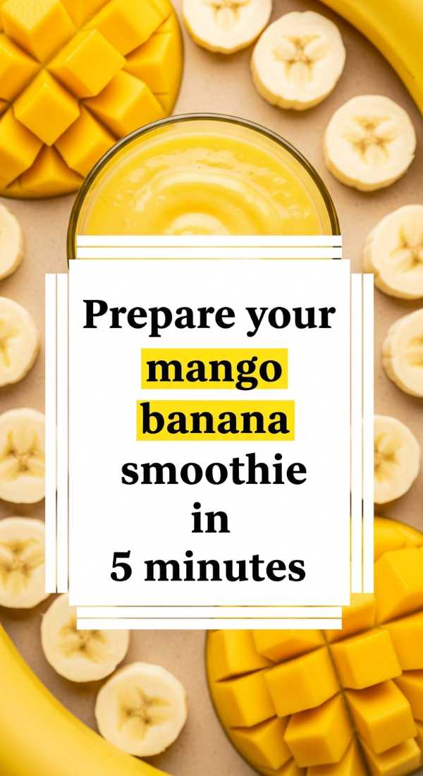 Prepare Your Mango Banana Smoothie In 5 Minutes 69f47c655f55e