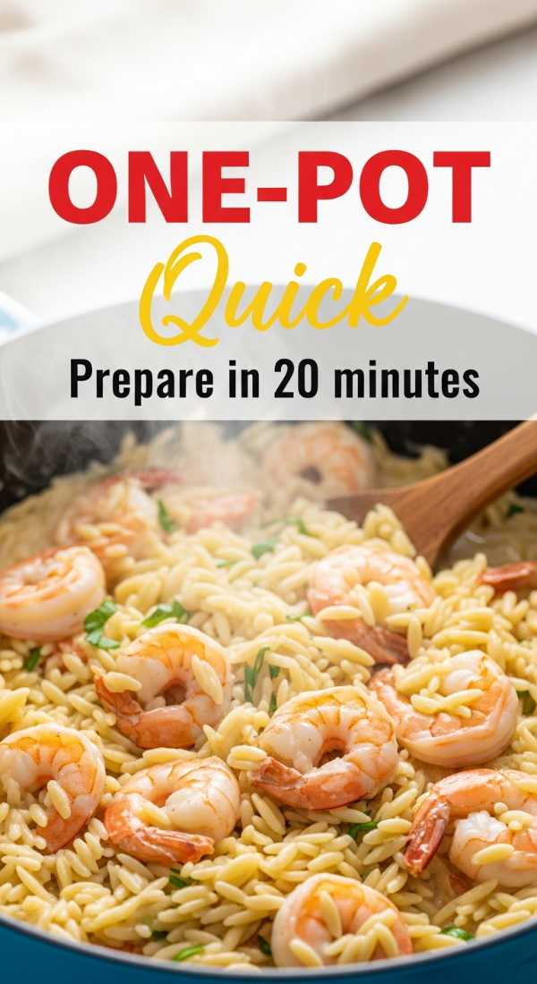 Prepare Your One Pot Shrimp And Orzo In 20 Minutes 69f860b673ba2