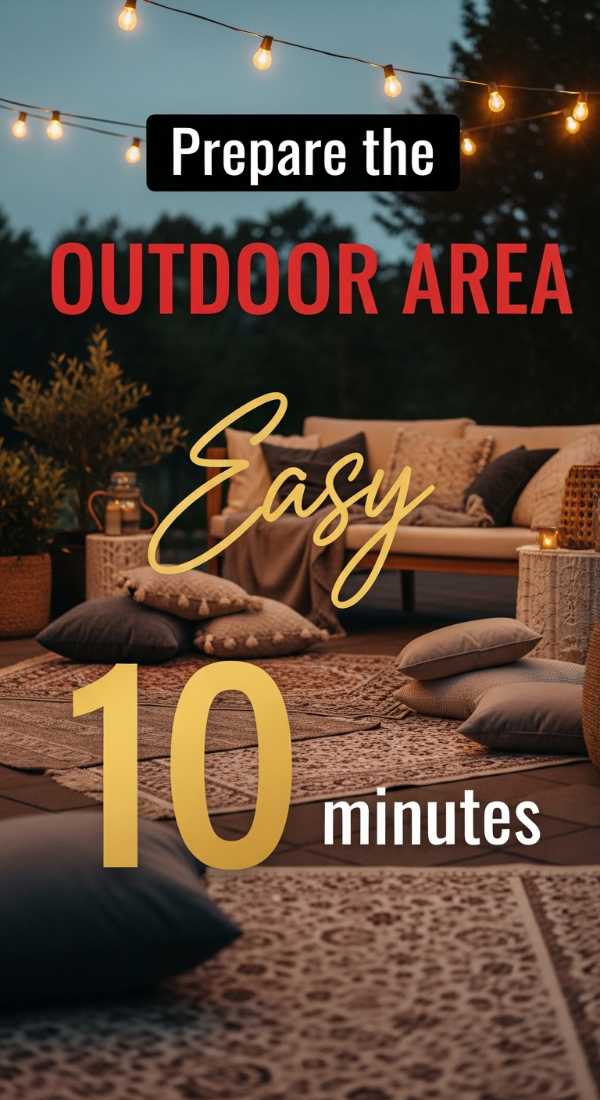 The Essential Checklist for Your Most Successful Outdoor Party Yet Prepare Your Outdoor Party Area In 10 Minutes 6a157cbd1859e