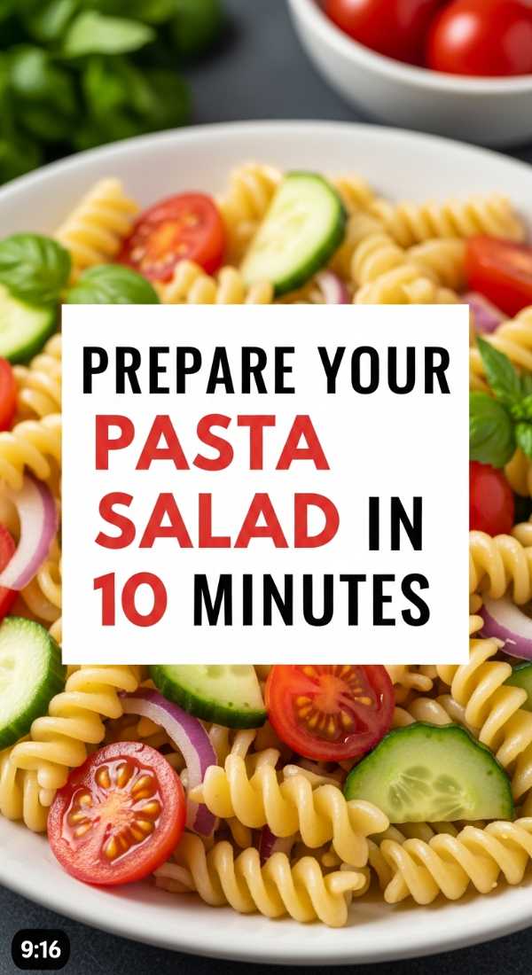 Spice Up Your Meal Prep: Refreshing Thai Pasta Dishes You'll Love Prepare Your Pasta Salad In 10 Minutes 6a10a0c1844cf