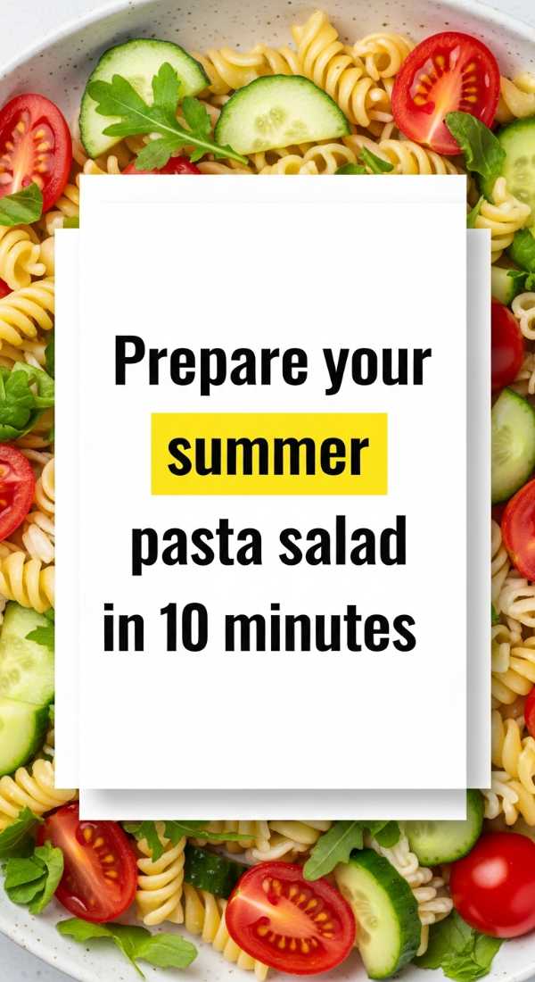 Prepare Your Summer Pasta Salad In 10 Minutes 6a1098a4caa55
