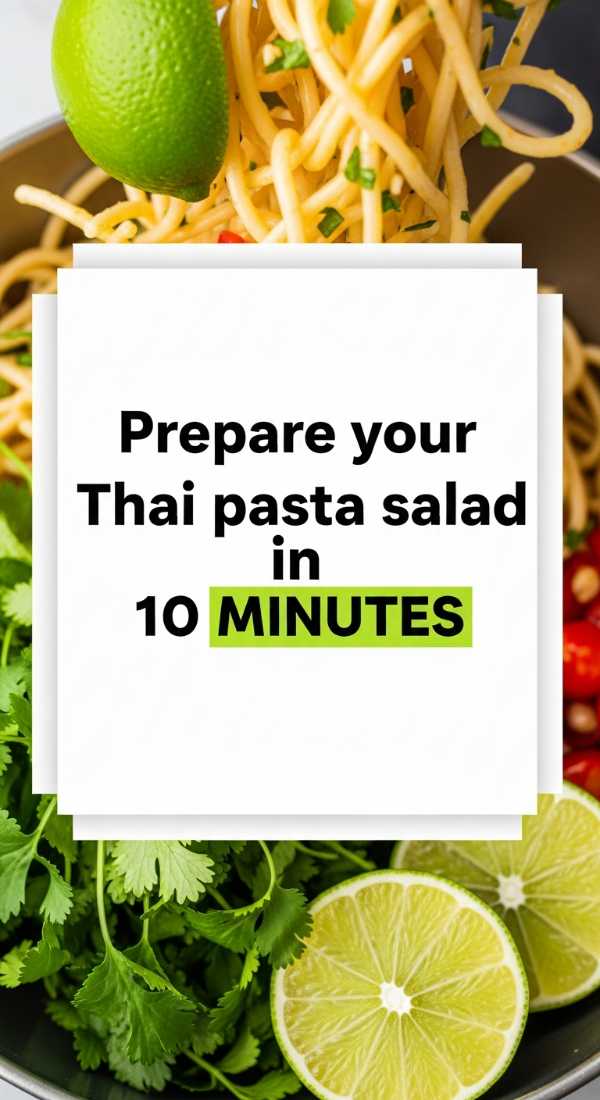 Prepare Your Thai Pasta Salad In 10 Minutes 6a10a0ad4ad34