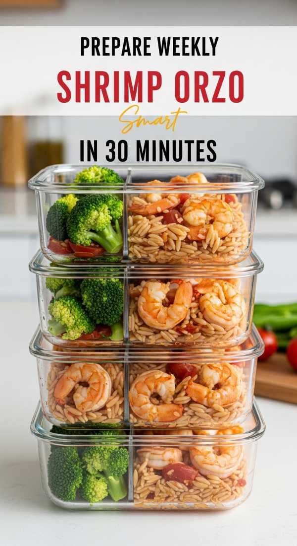 Prepare Your Weekly Shrimp Orzo Meal Prep In 30 Minutes 69f71b1072b04