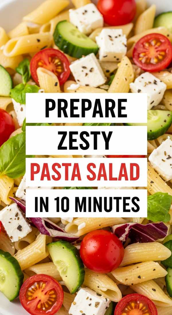 Prepare Zesty Pasta Salad In 10 Minutes 6a10a0d5280f6