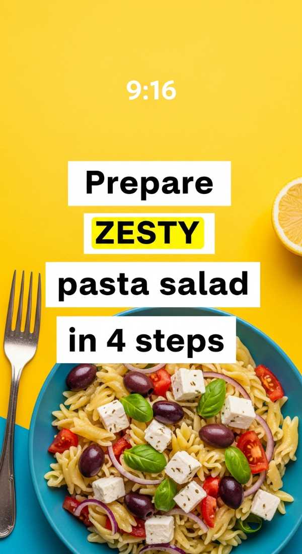 Carb Heaven: The Definitive Collection of Mouthwatering Pasta Prepare Zesty Pasta Salad In 4 Steps 6a1098b7a0bff