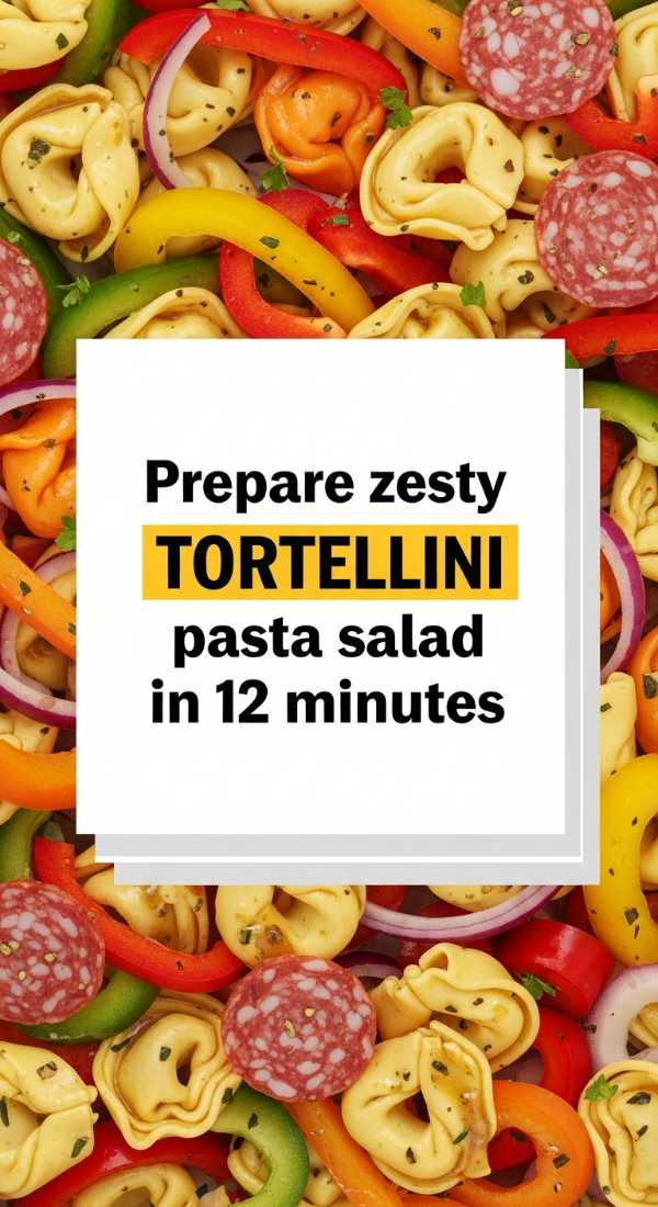 Prepare Zesty Tortellini Pasta Salad In 12 Minutes 6a06c92867113