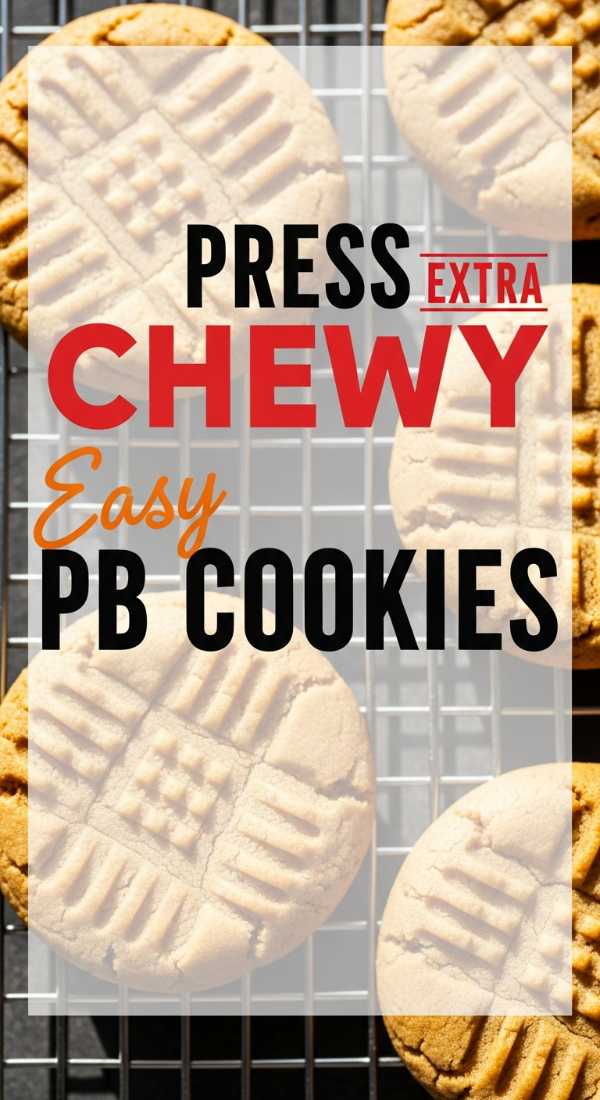 The Lazy Baker's Secret: Easy Guides to Perfect Treats Press Chewy Peanut Butter Cookies In 3 Easy Motions 6a1499a5a8b33