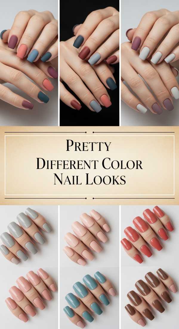 Pretty Different Color Nail Looks 6a08b01ec1d6f