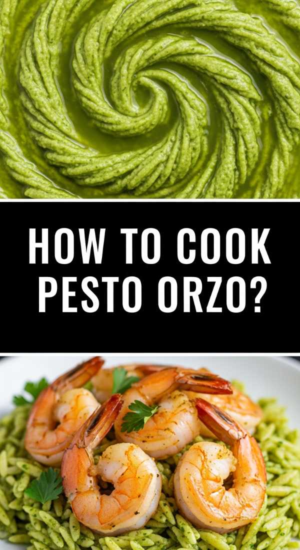 Quick Pesto Shrimp And Orzo 69fe132280189