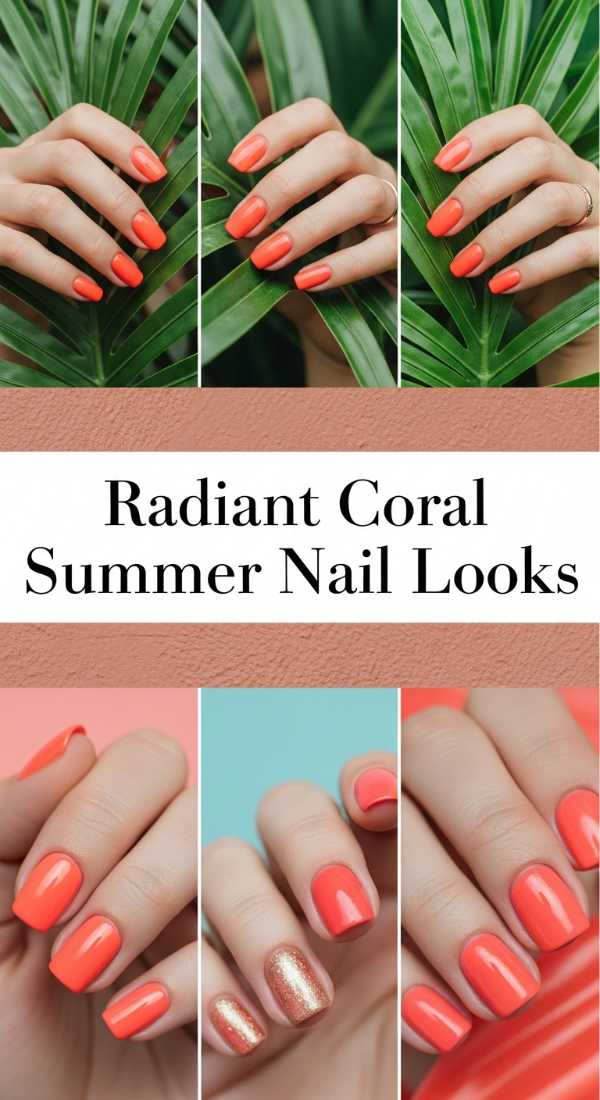 Radiant Coral Summer Nail Looks 6a006c6a83c0a