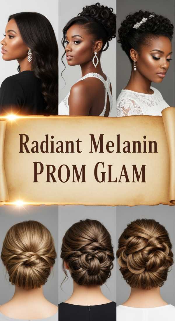 Slay the Season: Top Glamorous Hair Trends for Prom and Summer Radiant Melanin Prom Glam 6a036726bcccf