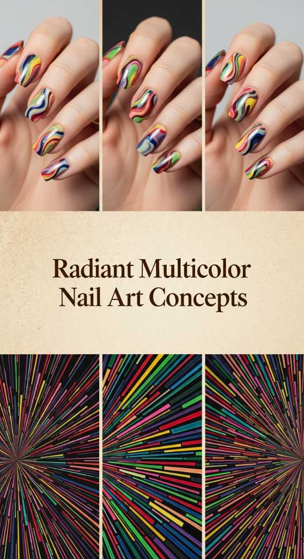 Radiant Multicolor Nail Art Concepts 6a08b01560b30