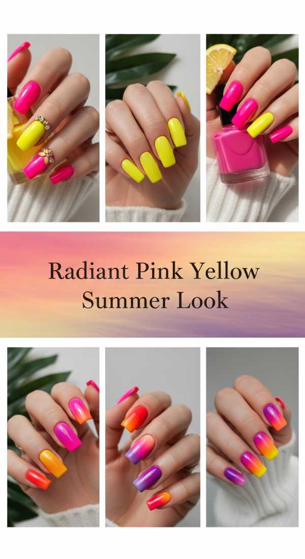 Radiant Pink Yellow Summer Look 6a006c6585a4a