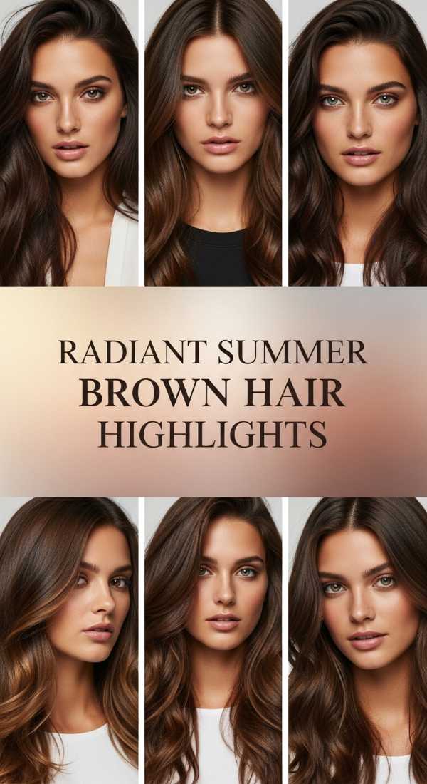 Radiant Summer Brown Hair Highlights 6a036717c8225