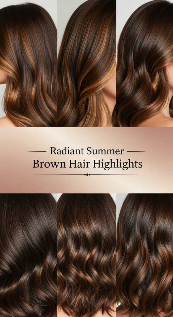 Radiant Summer Brown Hair Highlights 6a08ce899f720
