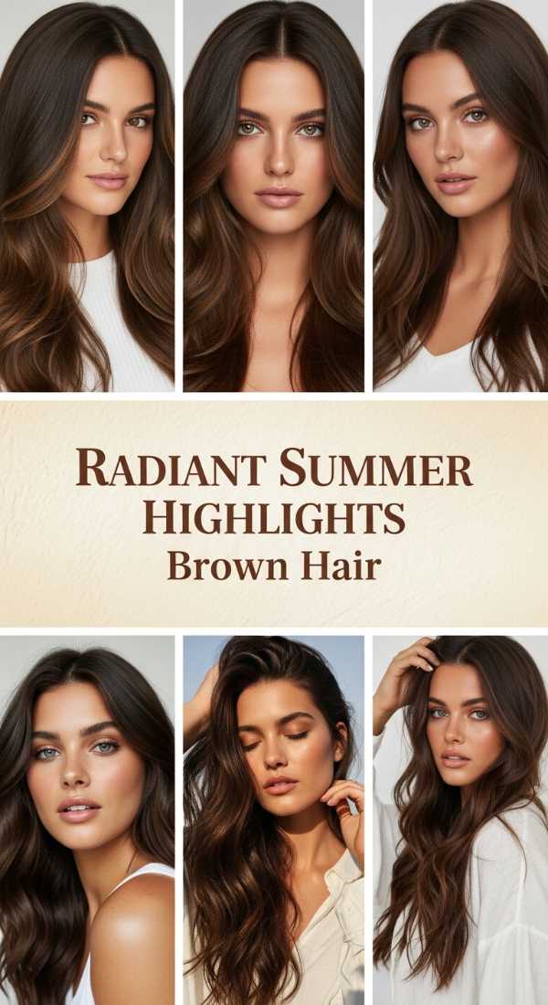 Radiant Summer Highlights Brown Hair 6a08cce6936d0