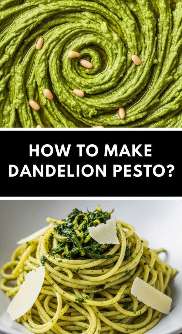 Recipe For Vibrant Green Dandelion Pesto Sauce 69f44fa539a12